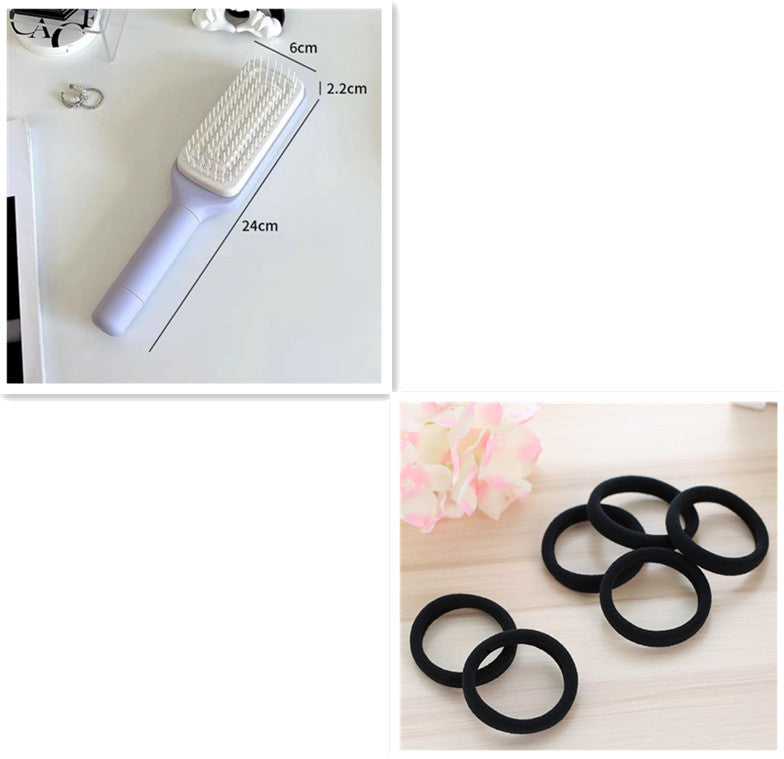 LEMORA - 4 In 1 Self Cleaning Hair Brush