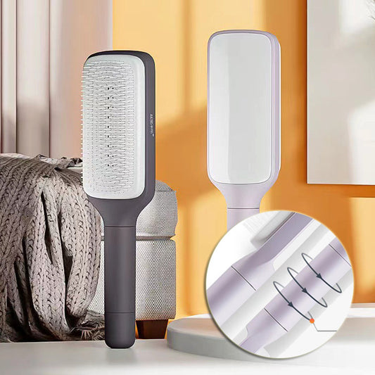 LEMORA - 4 In 1 Self Cleaning Hair Brush